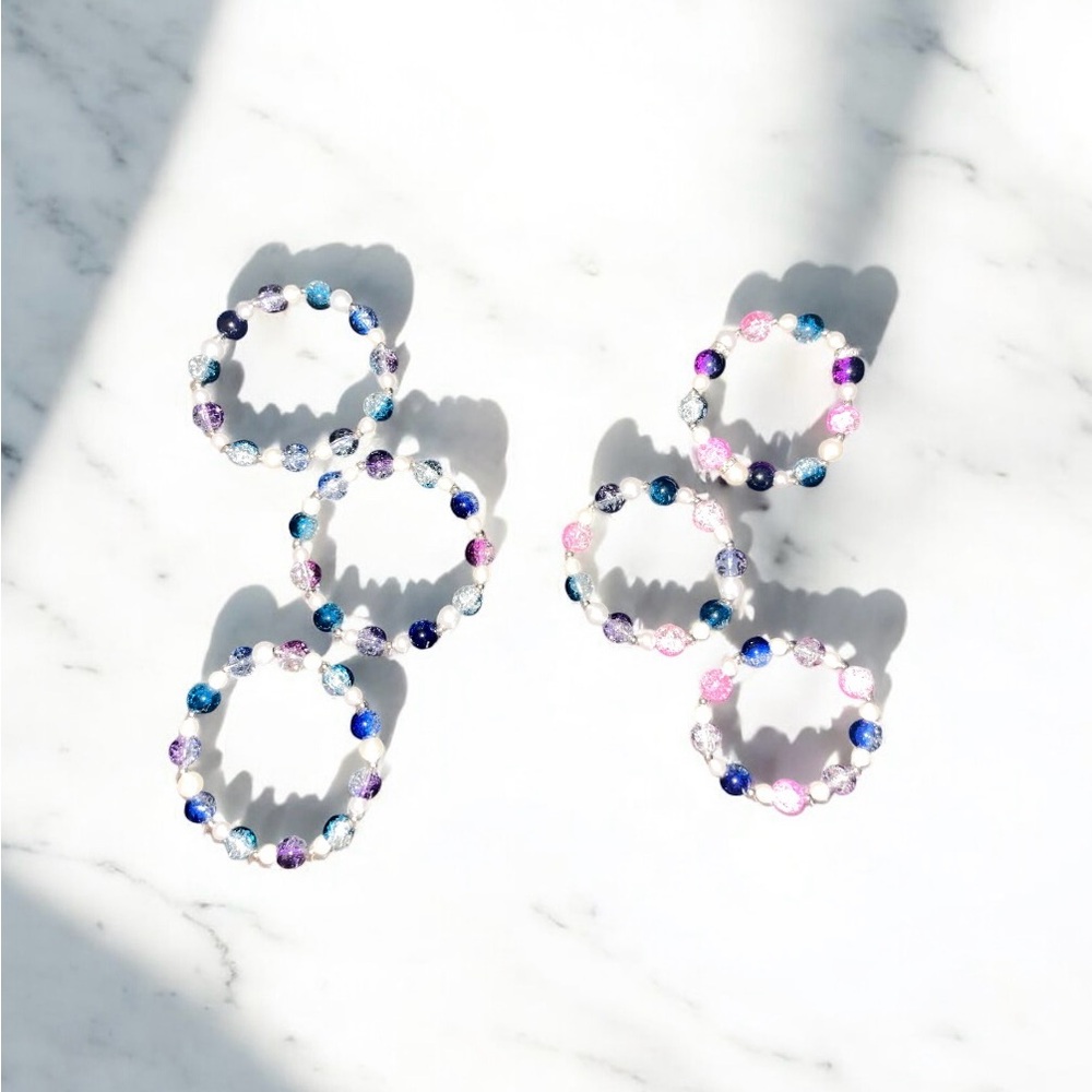 Elegant Multicolor Beaded Bracelet Set